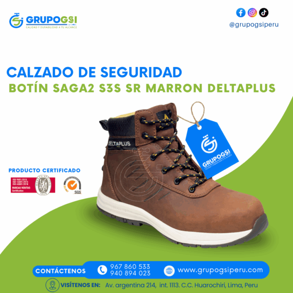BOTÍN SAGA2 S3S SR MARRÓN DELTAPLUS
