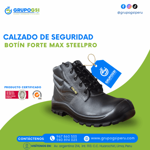 BOTÍN FORTE MAX STEELPRO