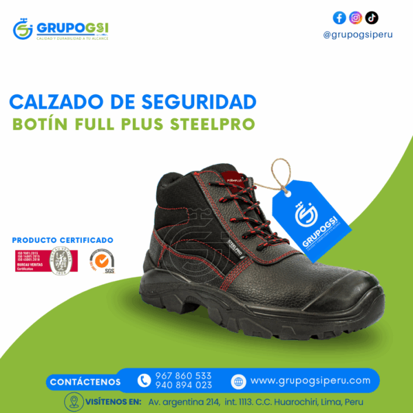 BOTÍN FULL PLUS STEELPRO