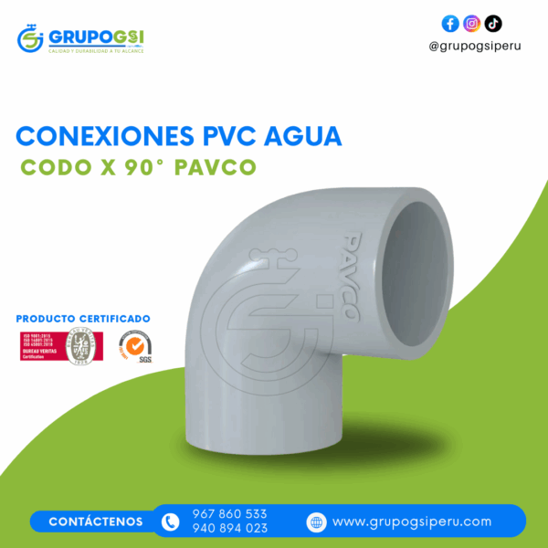 CODO X 90° PAVCO