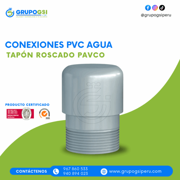 TAPÓN ROSCADO PAVCO