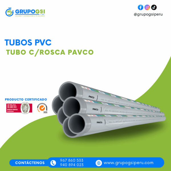 TUBO C/ROSCA PAVCO