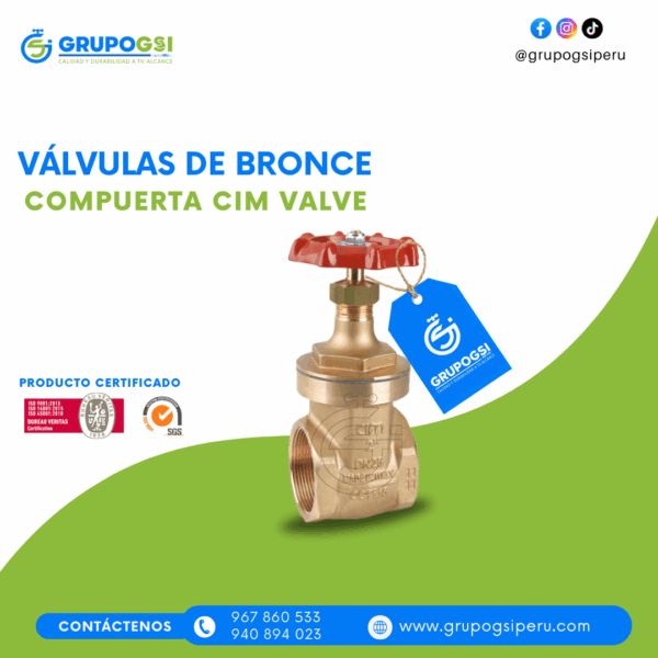 VÁLVULA COMPUERTA CIM VALVE