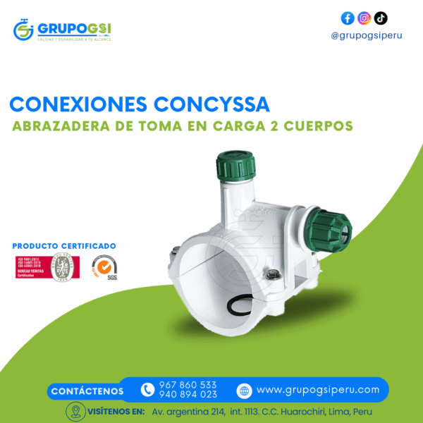 ABRAZADERA DE TOMA EN CARGA 2C.