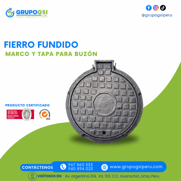 MARCO Y TAPA PARA BUZÓN
