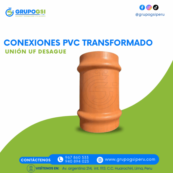 UNIÓN UF DESAGUE