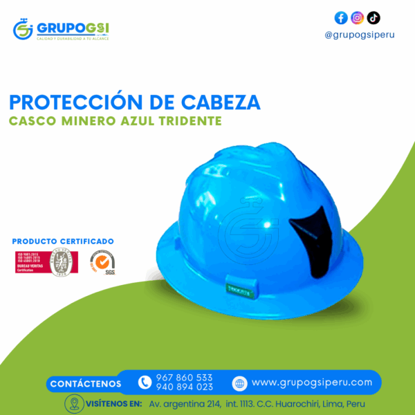 CASCO MINERO TRIDENTE