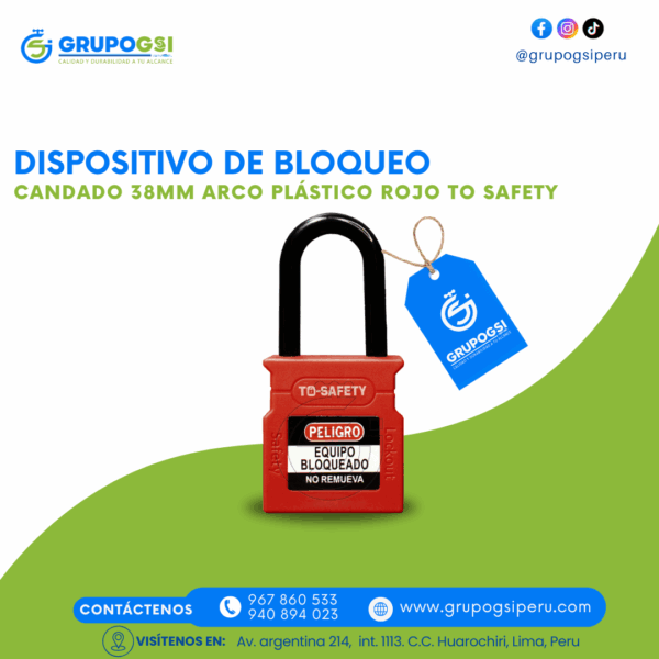 CANDADO 38MM TO SAFETY