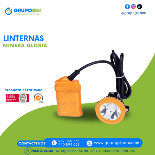 LINTERNA MINERA GLORIA