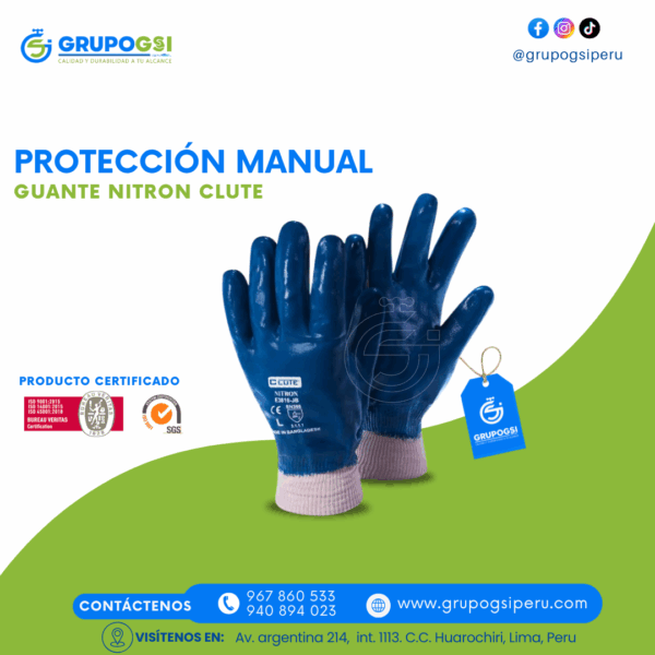 GUANTE NITRON CLUTE