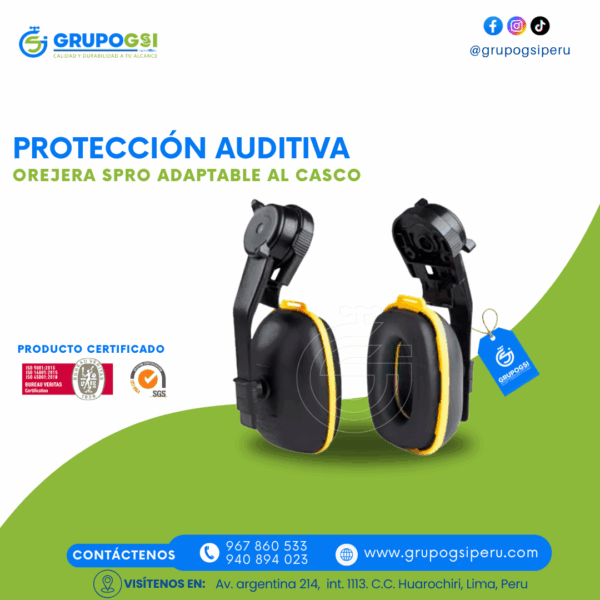 OREJERA SPRO ADAPTABLE AL CASCO