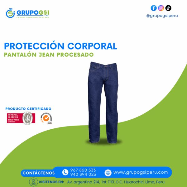 PANTALÓN JEAN PROCESADO