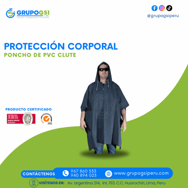 PONCHO DE PVC CLUTE