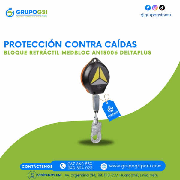 BLOQUE RETRÁCTIL MEDBLOC AN13006 DELTAPLUS