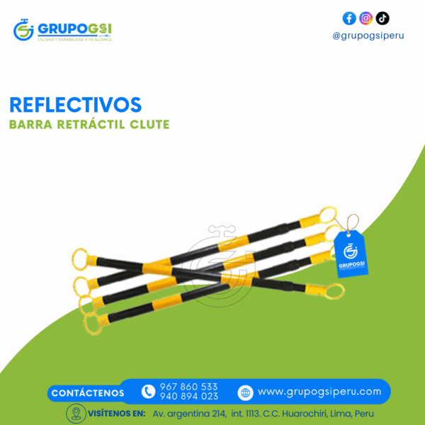 BARRA RETRÁCTIL CLUTE