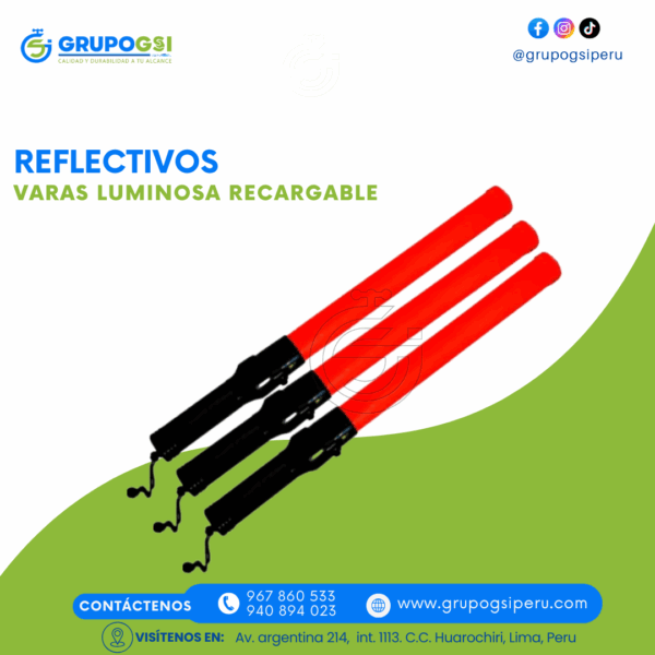 VARAS LUMINOSA RECARGABLE