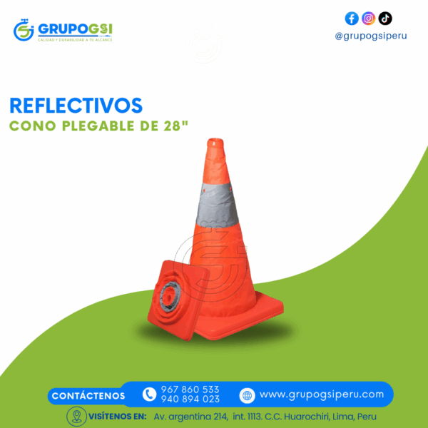 CONO PLEGABLE DE 28"