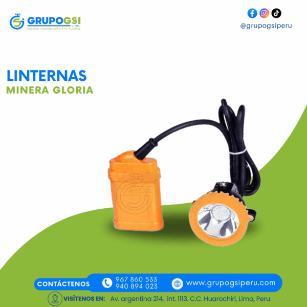 LINTERNA MINERA GLORIA