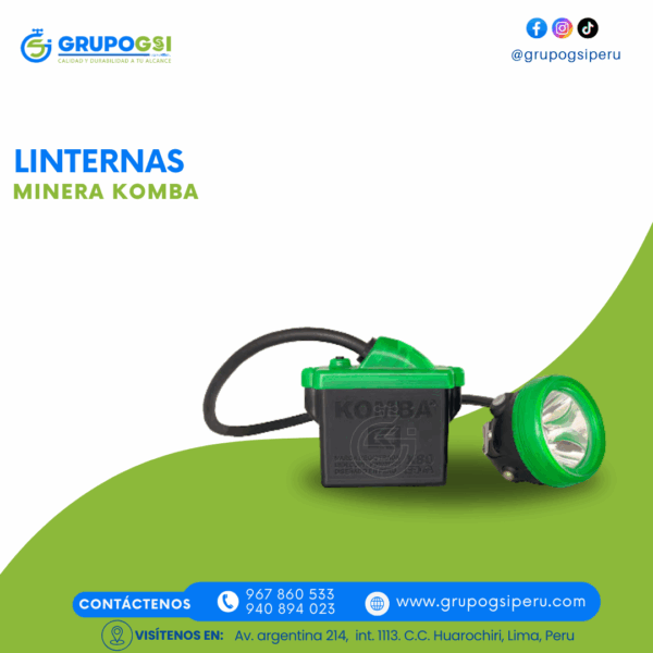 LINTERNA MINERA KOMBA