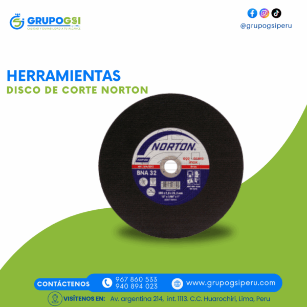 DISCO DE CORTE NORTON