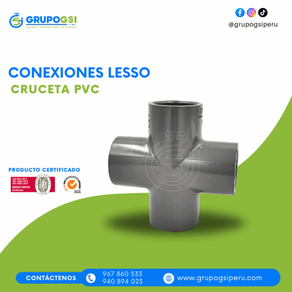 CRUCETA PVC