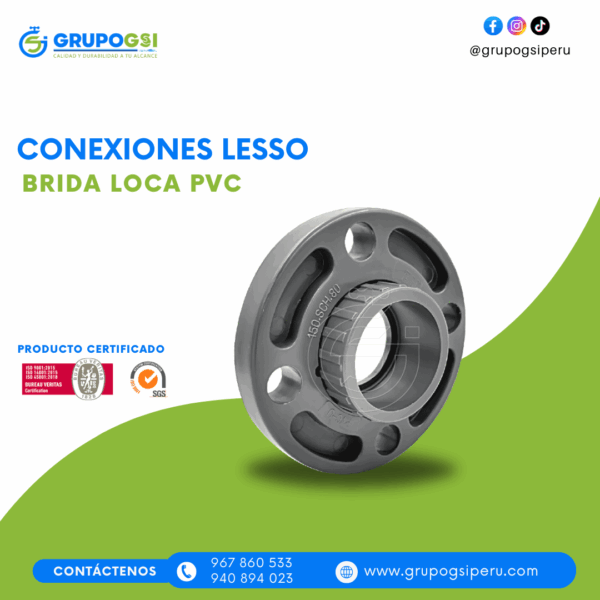 BRIDA LOCA PVC